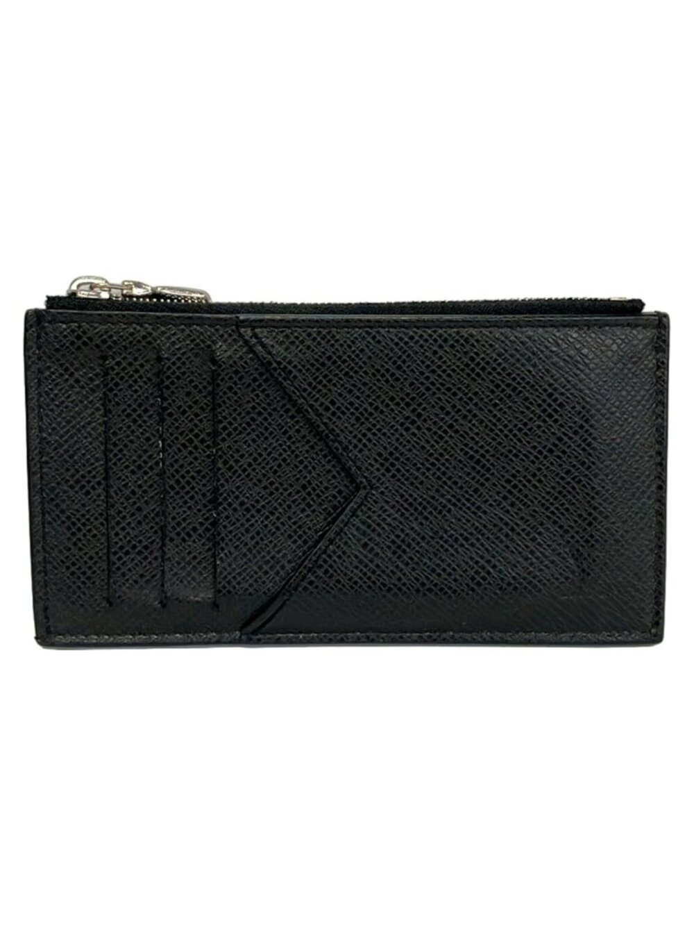 Louis Vuitton Taiga Coin Card Holder Ardoise Leather Cowhide